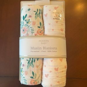 Modern Baby muslin blankets